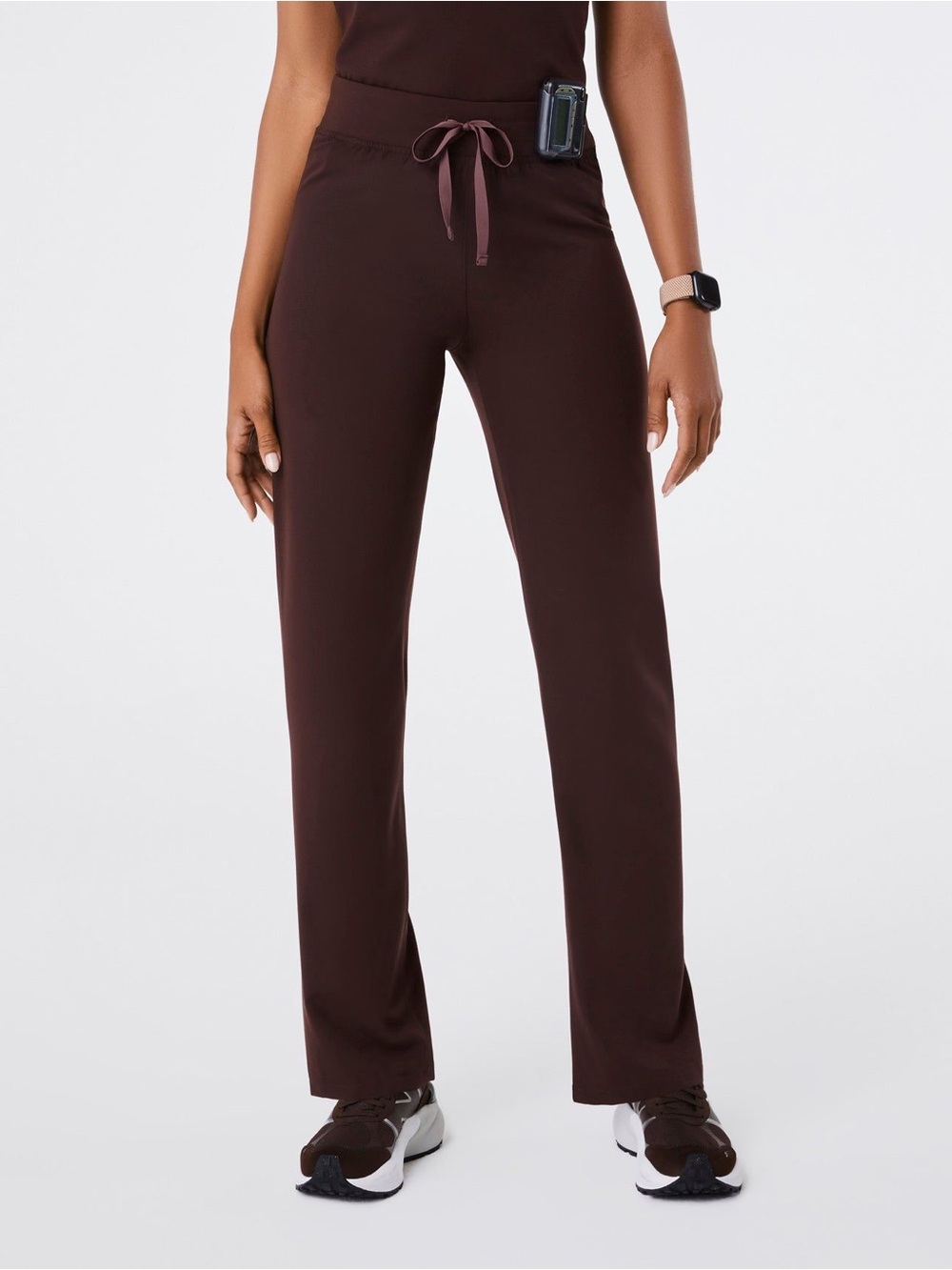 Figs Yola skinny scrub pants Espresso